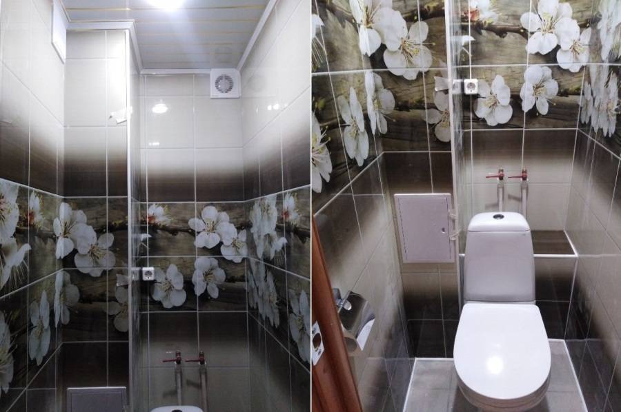 Отделка туалета пластиковыми панелями - пошаговая инсрукция