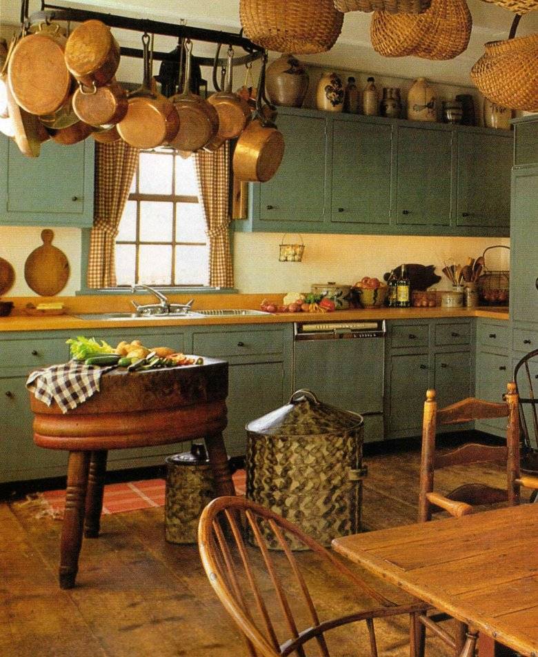 Кухня в стиле кантри - от ремонта до декора (100 фото)