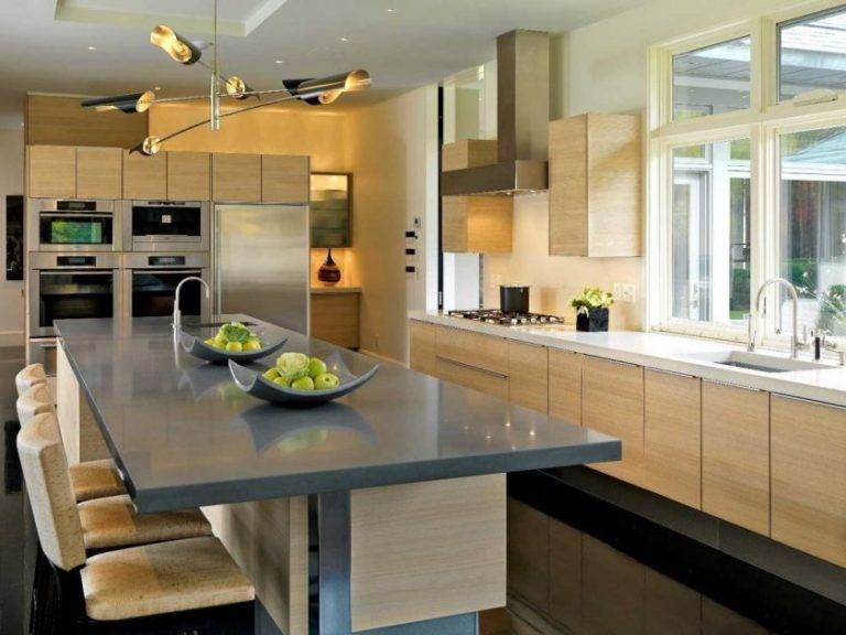 Дизайн кухни-гостиной: 100 самых удачных интерьеров