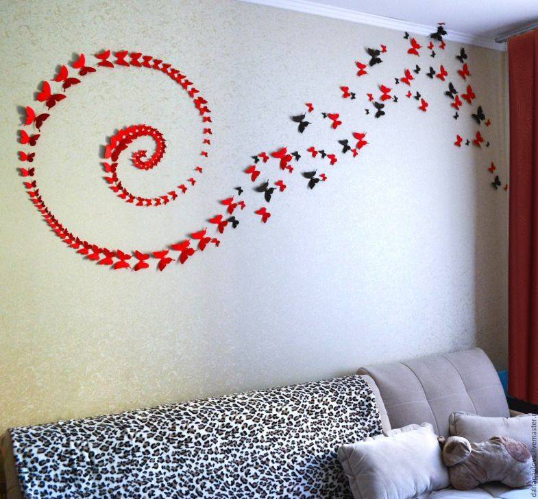 Бабочки на стену своими руками: трафареты и шаблоны для вырезания