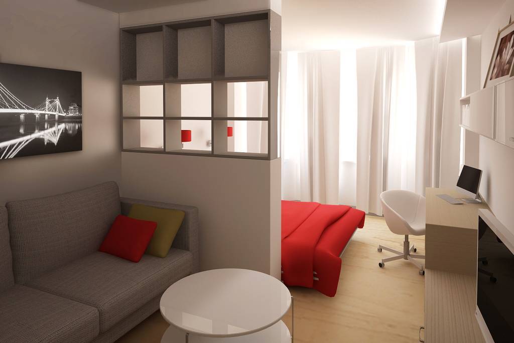 Зонирование комнаты (95 фото) - красивые идеи и варианты, способы разделения пространства