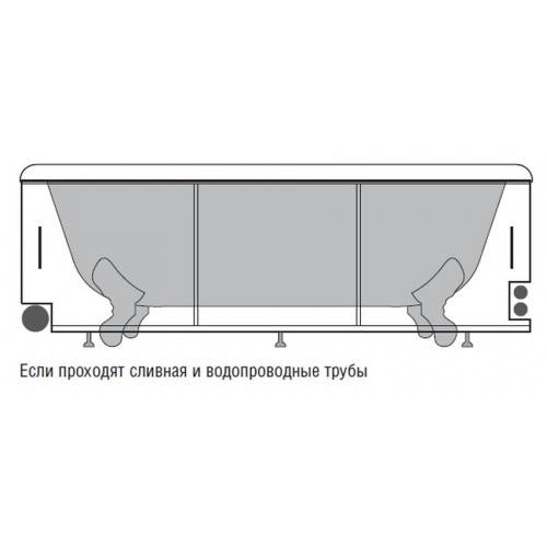 Раздвижной экран под ванну (69 фото): длиной 170 и 150 см, как установить своими руками панели пвх на акриловую ванну