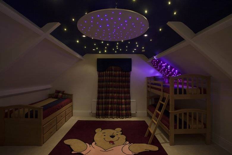 Креативный потолок для детской комнаты -
