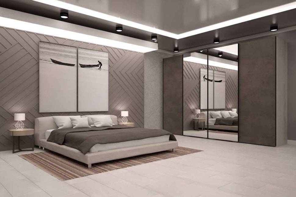 Спальня в стиле «минимализм»