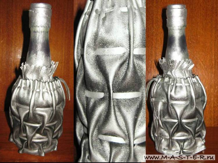 Способы оригинального декора бутылок и как с их помощью украсить интерьер