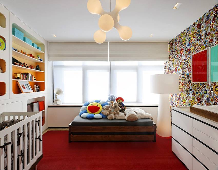 Современная детская комната — 45 фото необычного идей дизайна