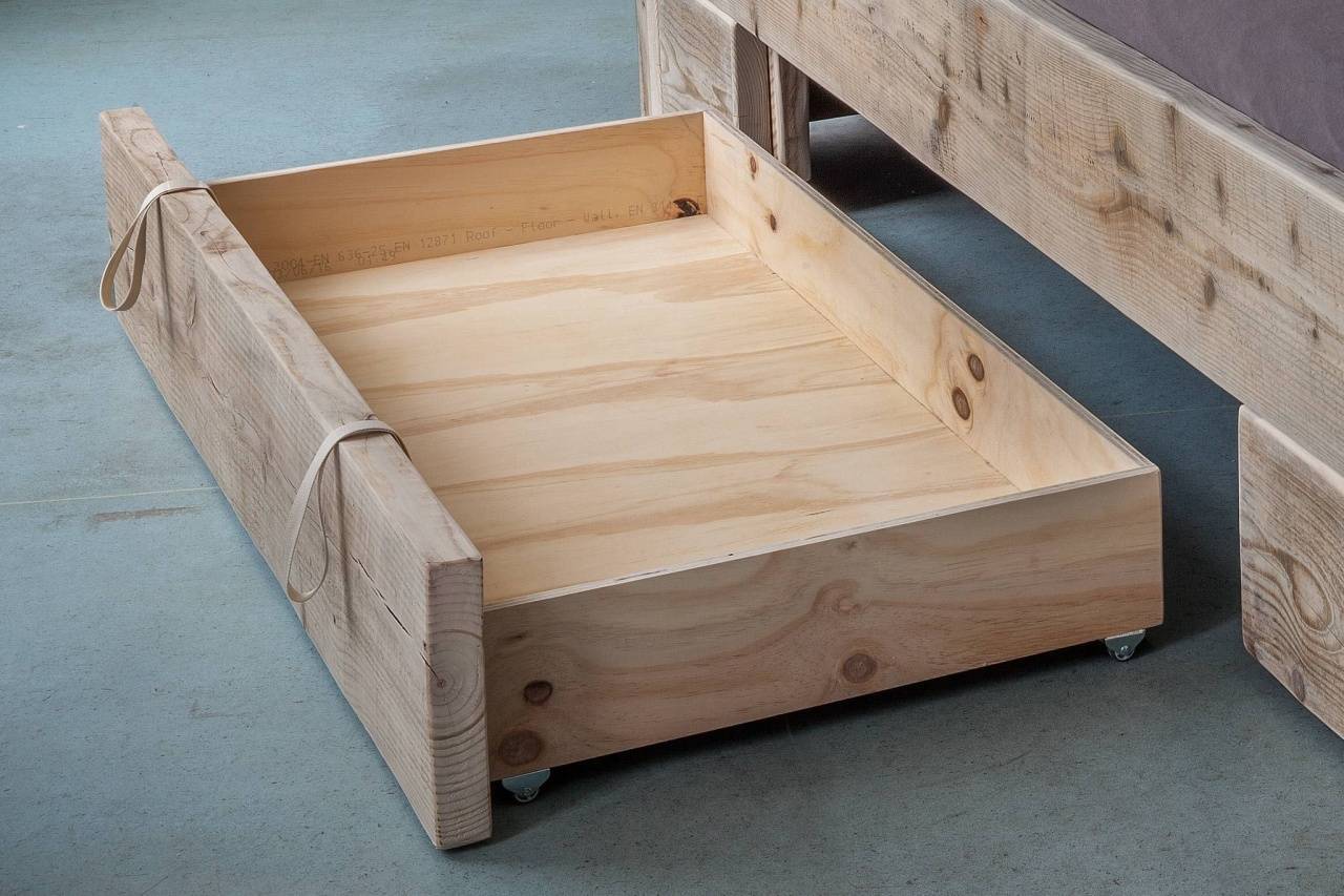 Как сделать из лдсп кровать с ящиками, размеры
