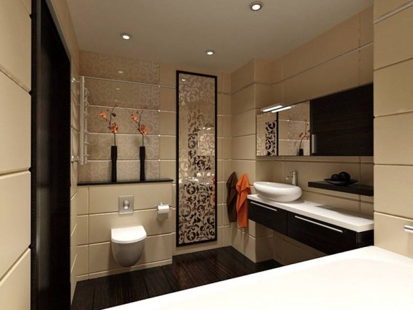Интерьер ванной комнаты: правила отделки, выбор материалов и варианты дизайна (105 фото)