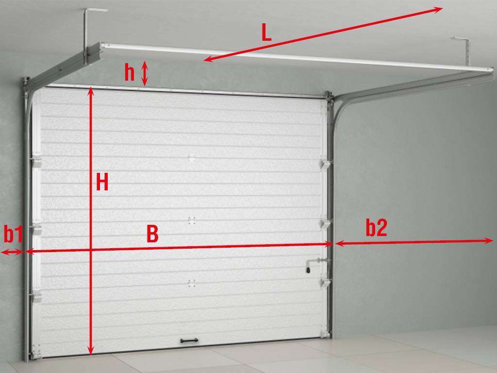 Как установить секционные ворота в гараже своими руками, подготовка проема, монтаж и регулировка