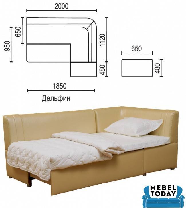 Угловые малогабаритные диваны — практичное решение для маленькой квартиры
