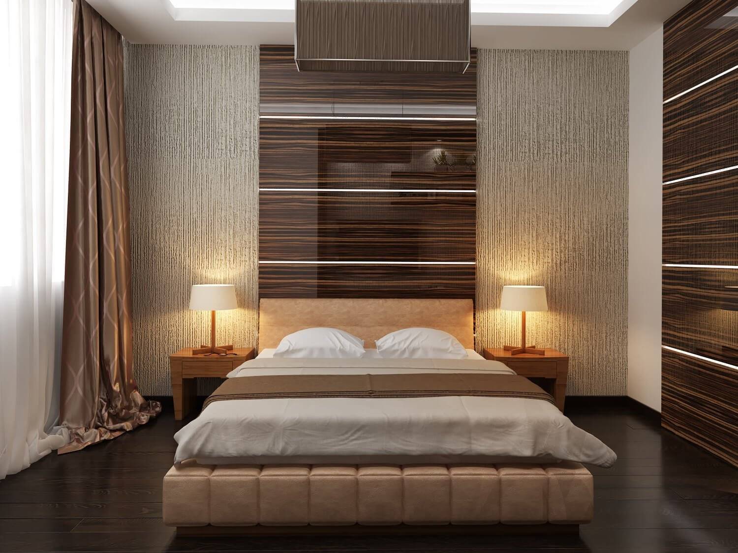 Спальня в светлых тонах: особенности нежного дизайна (90 фото)
