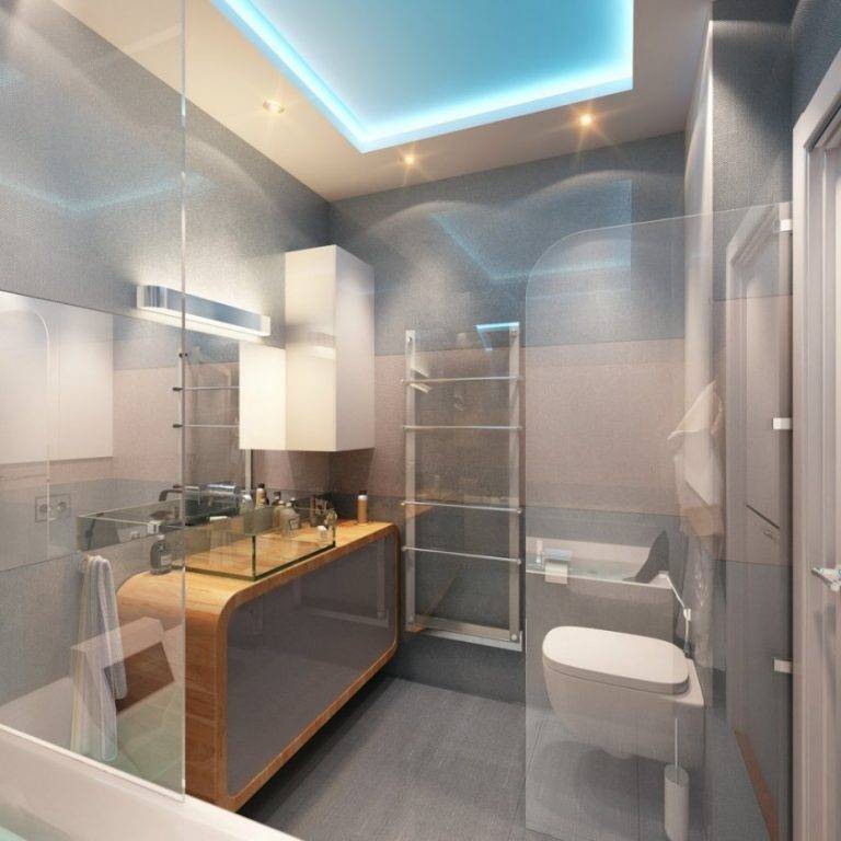 Маленькая ванная комната 3 кв. м: дизайн + 27 фото