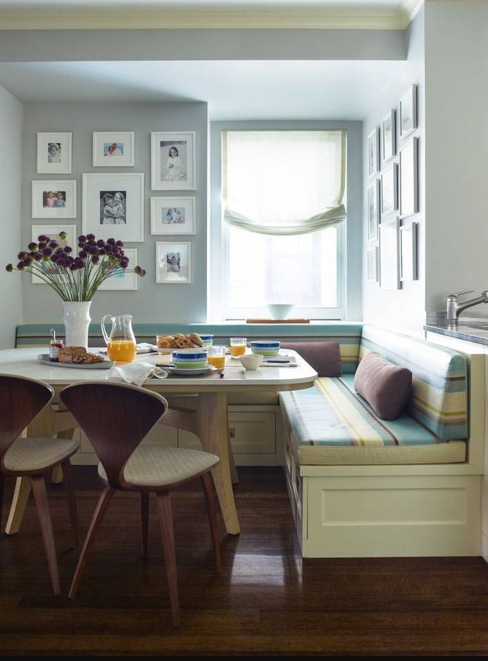 Дизайн кухни с диваном: как правильно выбрать мебель и вписать ее в интерьер?
