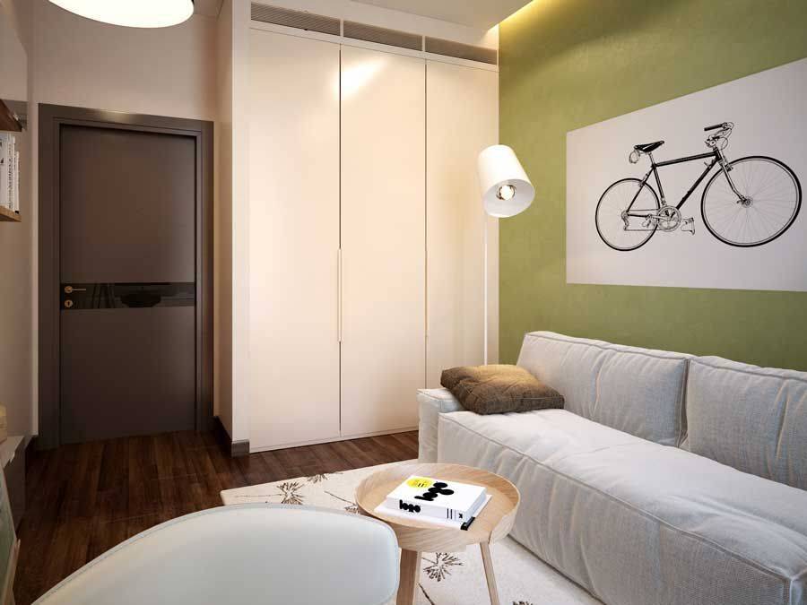 Интерьер комнаты 12 кв м, дизайн - фото примеров