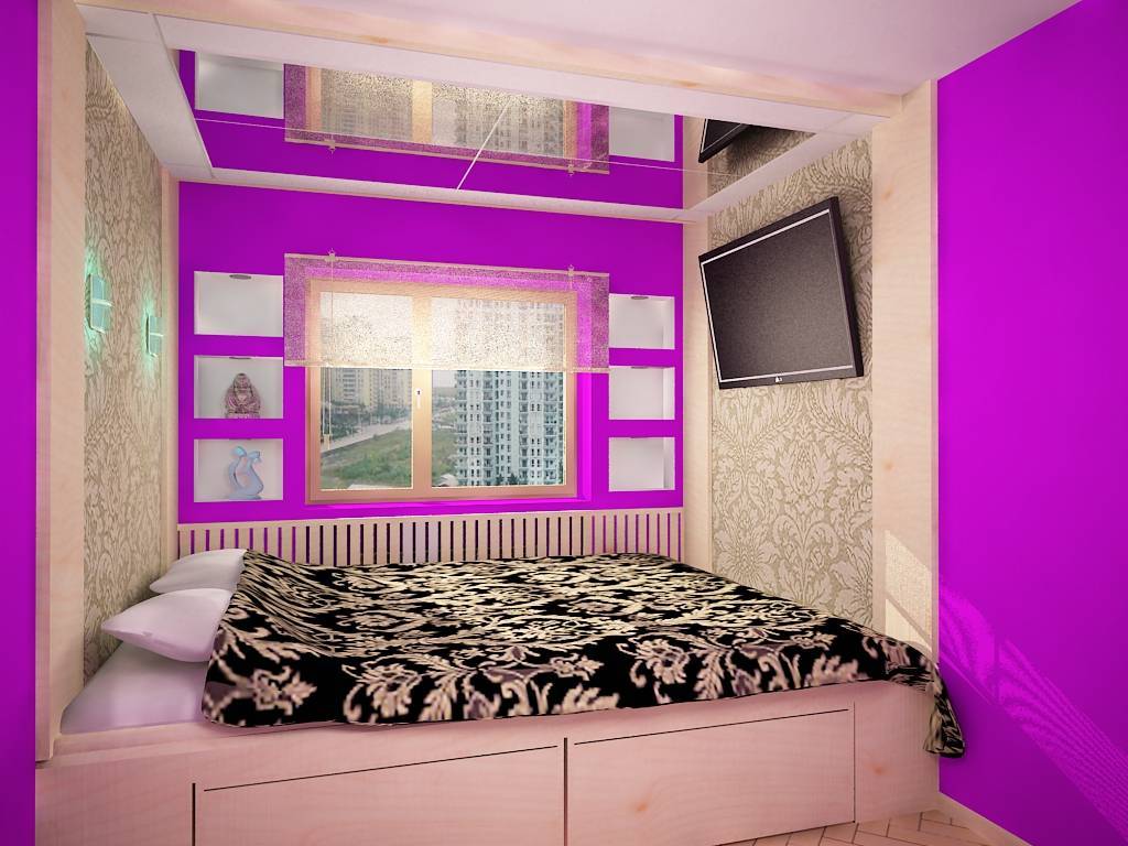 Спальня в хрущевке - 57 фото идей красивого дизайна