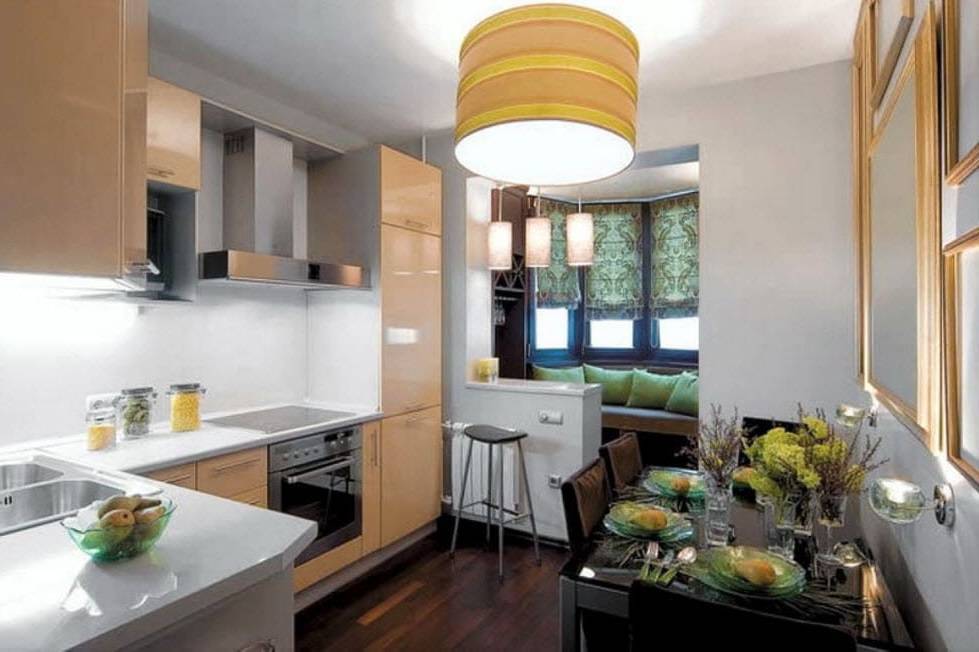 Дизайн кухни 10 кв м: эффективные решения оформления интерьера
