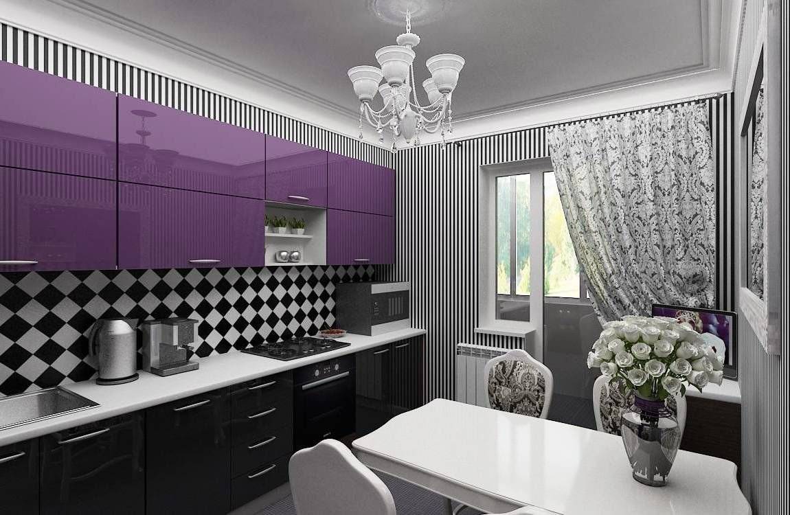 Черно-белая кухня: 100 фото дизайна интерьера, интересные проекты
