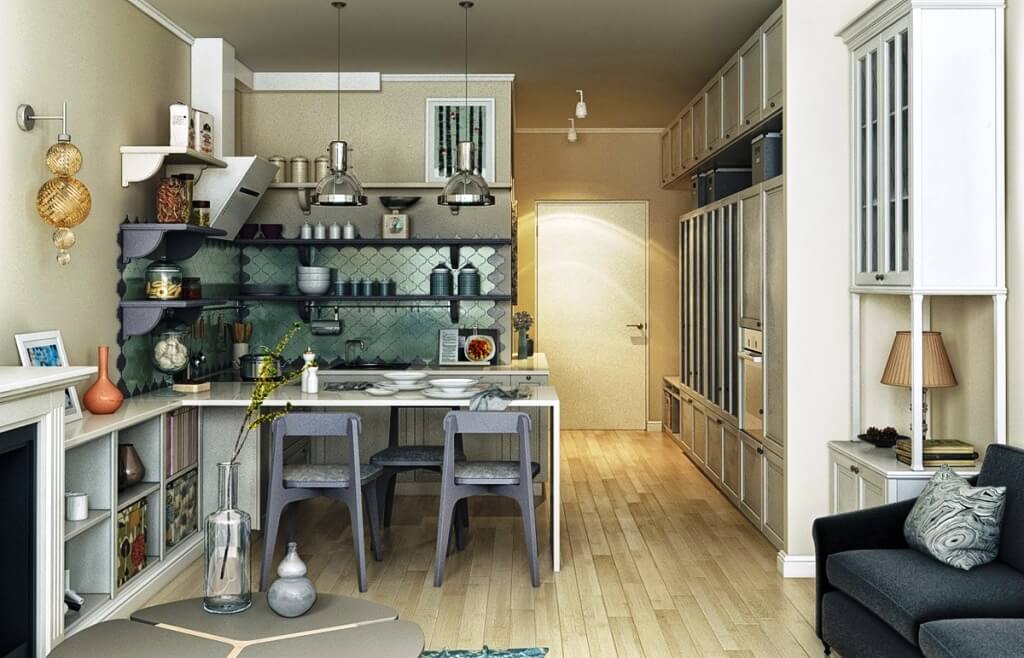 Студия в стиле «прованс» (29 фото): декор маленькой квартиры