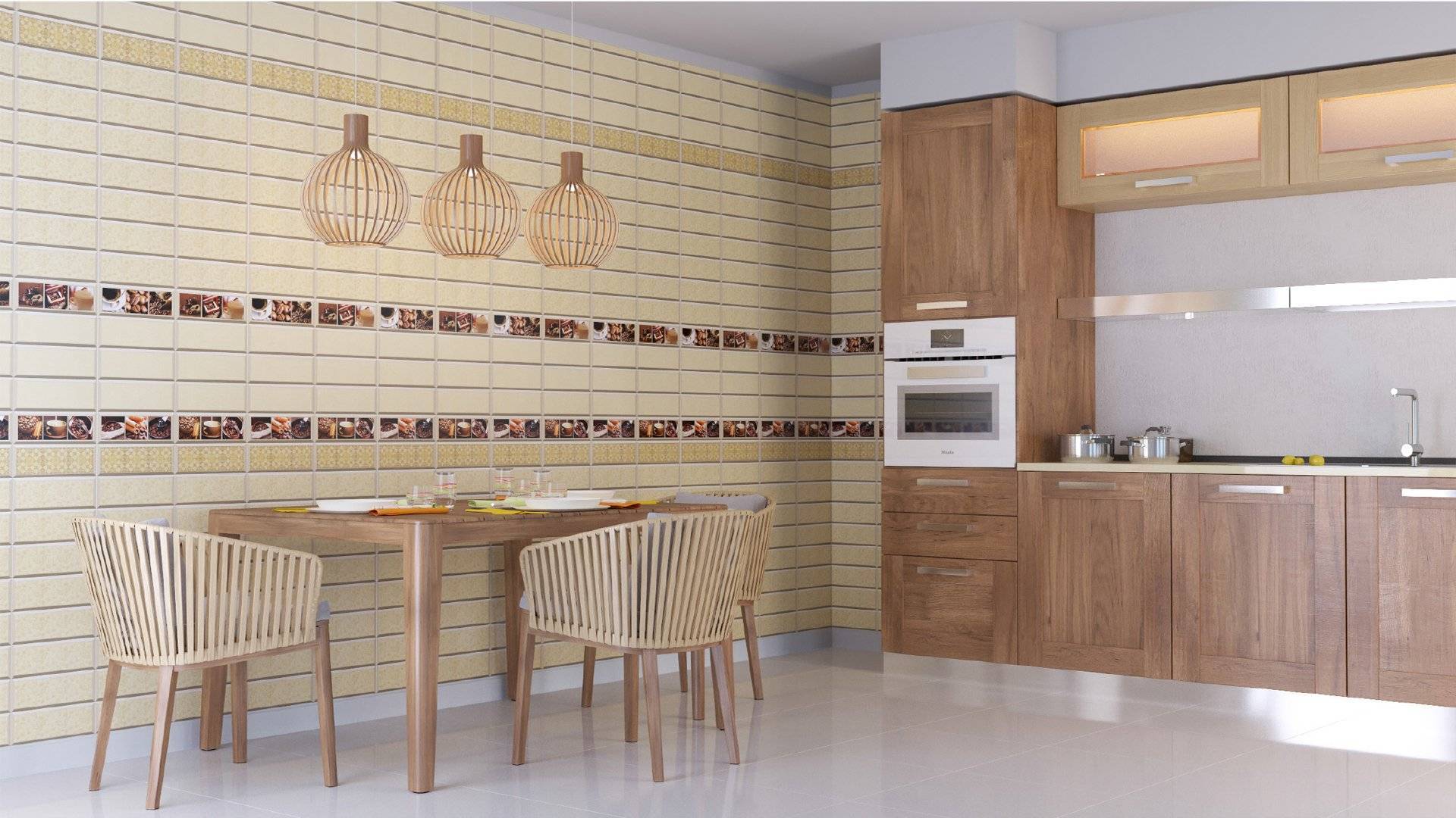 Отделка стен на кухне – варианты дизайна, современные фото идеи