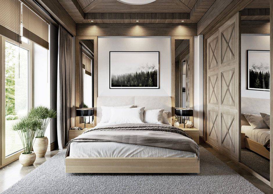Дизайн интерьера спальни - 70 фото, идеи ремонта и отделки 2019