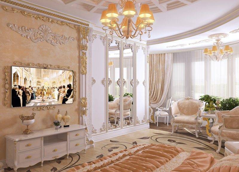 Зал в стиле барокко фото: гостиной дизайн, интерьер и архитектура в россии, лестницы