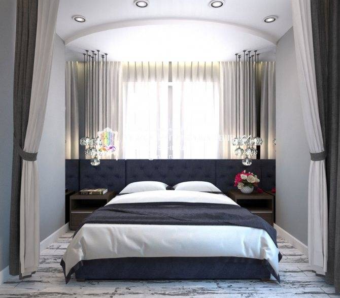 Дизайн спальни кровать у окна фото - moy-instrument.ru - обзор инструмента и техники