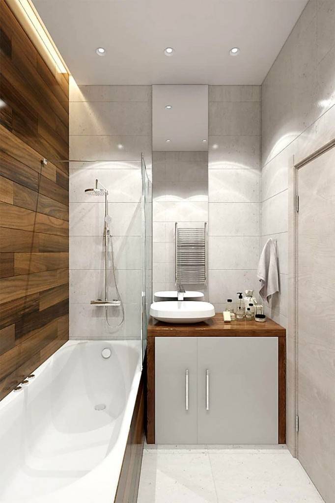 Ванная комната в стиле минимализм: два в одном – роскошь и скромность