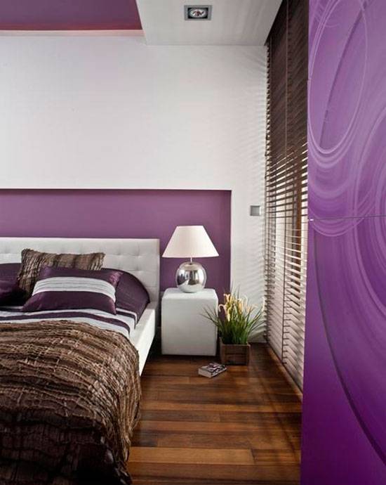 Фиолетовые шторы в современном интерьере: 50 фото с примерами дизайна