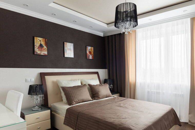 Дизайн спальни 12 кв м – советы по оформлению + 44 фото для вдохновения