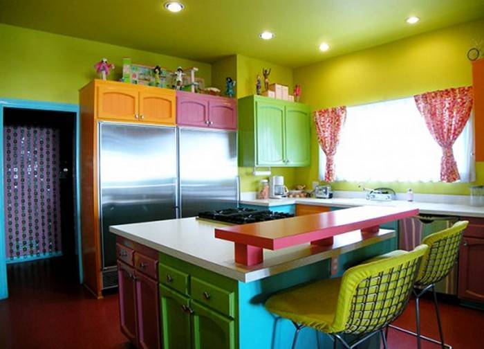 Краска для кухни - какую выбрать для потолка и стен, в какой цвет какой краской лучше покрасить?