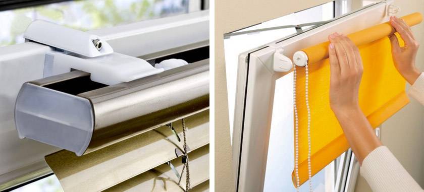 Рулонные шторы на пластиковые окна без сверления (40 фото): как собрать и установить жалюзи с леской на стену и потолок
