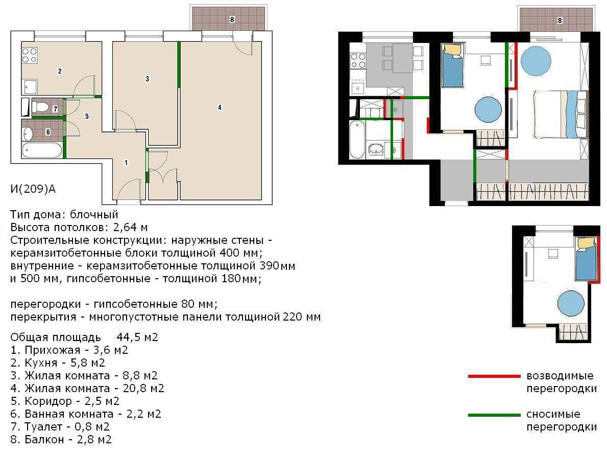 Высота потолков в хрущевках: в панельных и кирпичных пятиэтажках, стандартная высота квартиры в доме