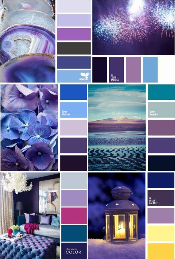 Фиолетовый цвет в интерьере: правильное сочетание и применение (65 фото)