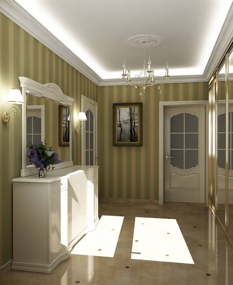 Светлая прихожая (62 фото): дизайн коридора в классическом стиле, как сделать уютным интерьер в бежевых тонах