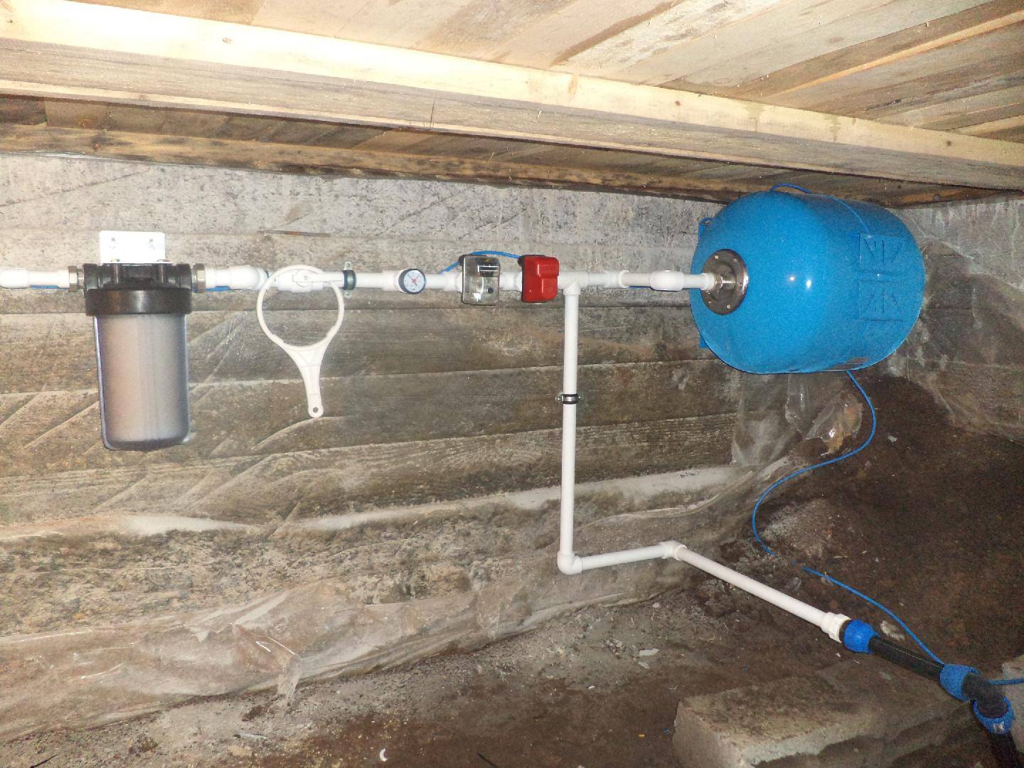 Как установить гидроаккумулятор для системы водоснабжения