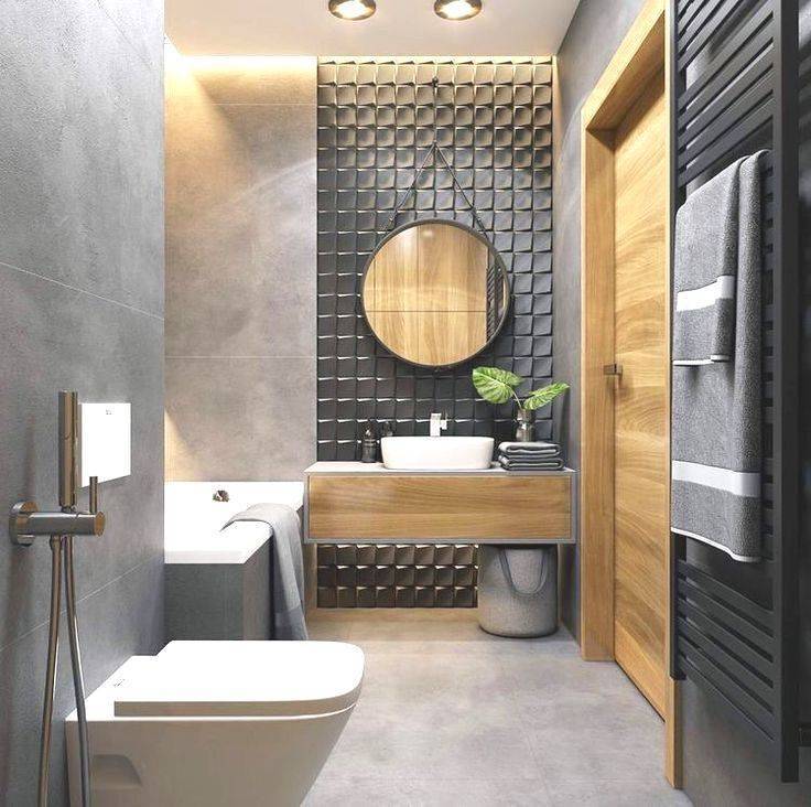 Дизайн ванной 2020 года — нестандартные идеи сочетания в интерьере (85 фото)