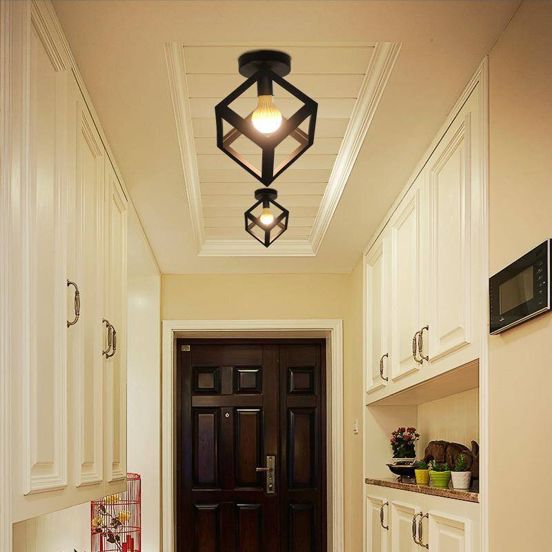 Освещение в коридоре и прихожей с натяжными потолками (150+ фото)