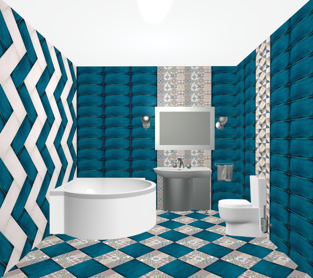 Туалет и ванна - плитка (дизайн и фото): сочетание цветов, оформление маленькой площади, варианты раскладки