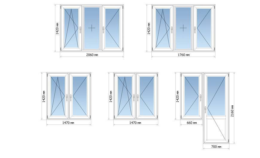 Стандартные размеры пластиковых окон, как правильно рассчитать размер и выбрать подходящие