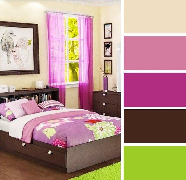 Сочетание цветов в интерьере спальни, или как не ошибиться с комбинацией оттенков