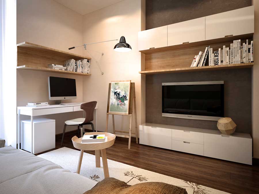 Правила оформления дизайна небольших гостиных площадью 12 кв м