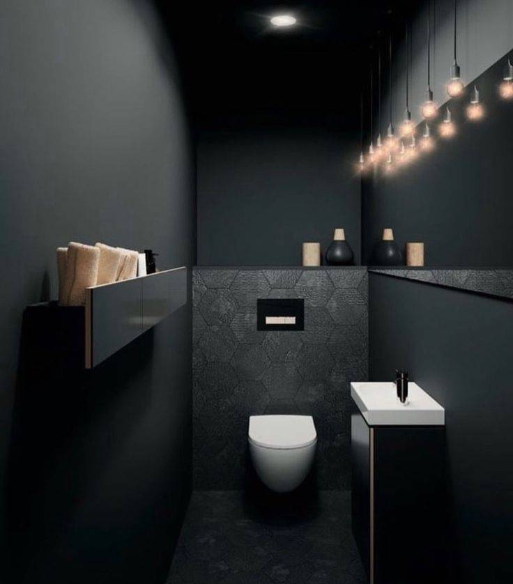 Дизайн туалета — современные идеи на 2018 год с фото