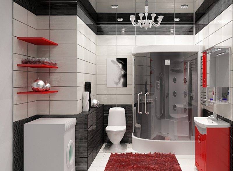 Красный цвет в интерьере - идеи дизайна комнат, цветовые сочетания (90 фото)