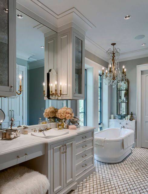 Дизайн ванной комнаты в классическом стиле (фото) – идеи интерьера