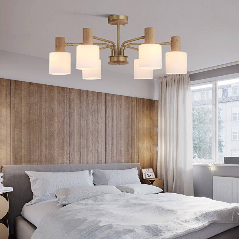 Освещение в спальне (79 фото): сенсорные светильники для тумбочки, дизайн с натяжными потолками, идеи для маленькой комнаты