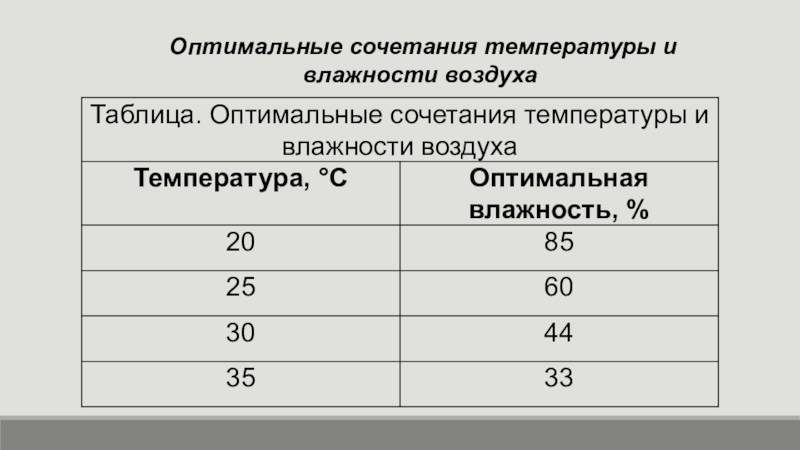 Какая влажность должна быть в комнате?