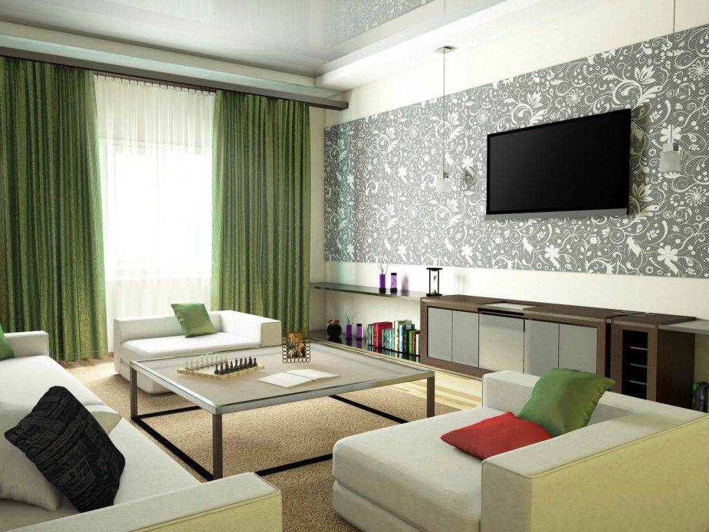 Варианты дизайна гостиных комнат в современном стиле площадью 18 кв м