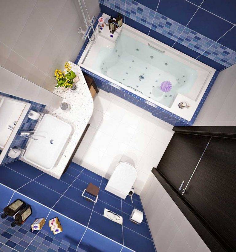 Этапы и особенности создания дизайна ванной комнаты 5 кв. м.