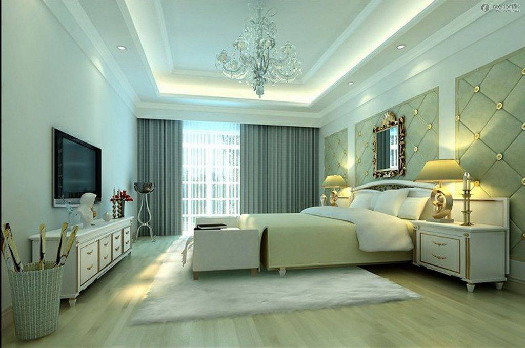 Потолок в спальне - фото лучших идей как оформить стильный потолок
