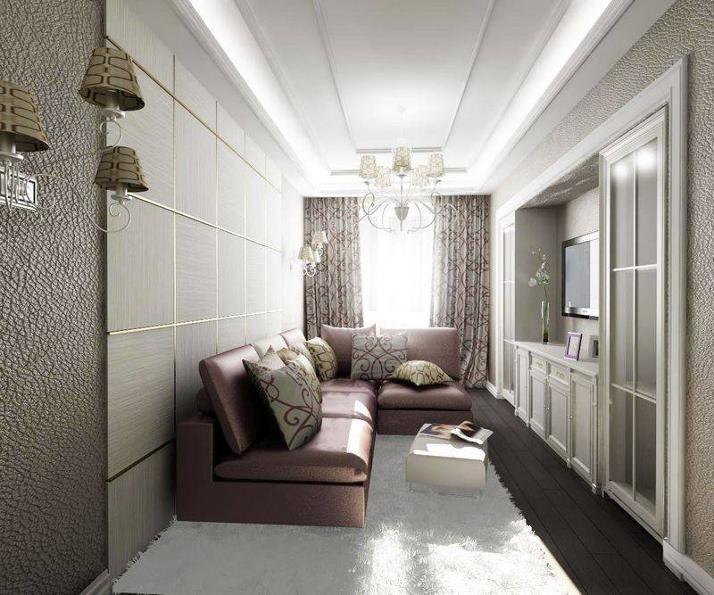 Дизайн кухни-гостиной 12 кв. м (50 фото): планировка квадратной комнаты с диваном площадью 12 квадратных метров